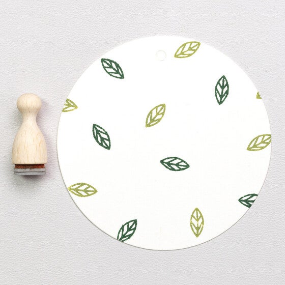 Stempel | Blatt outline mini