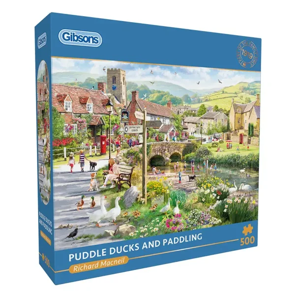 Puzzle | Puddle Ducks & Paddling - 500 Teile