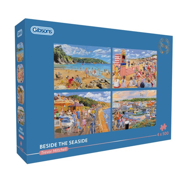 Puzzle | Beide the Seaside - 4x 500 Teile