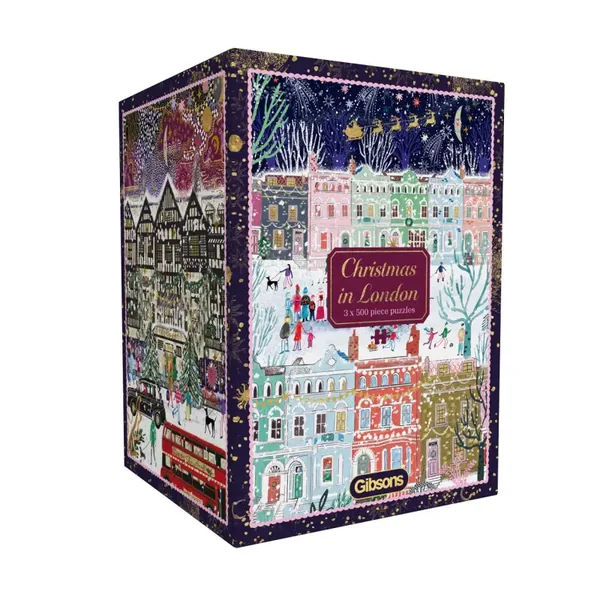 Puzzle | Christmas in London – 3 x 500 Teile