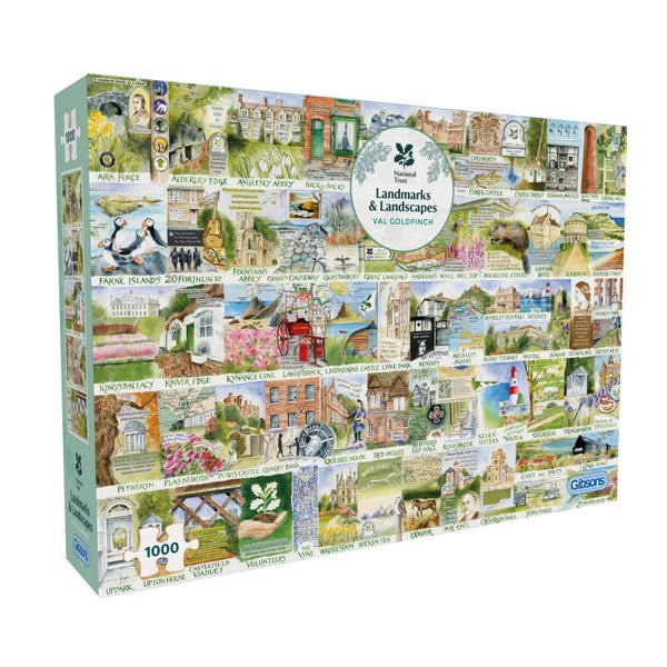 Puzzle | National Trust Landmark & Landscape - 1000 Teile