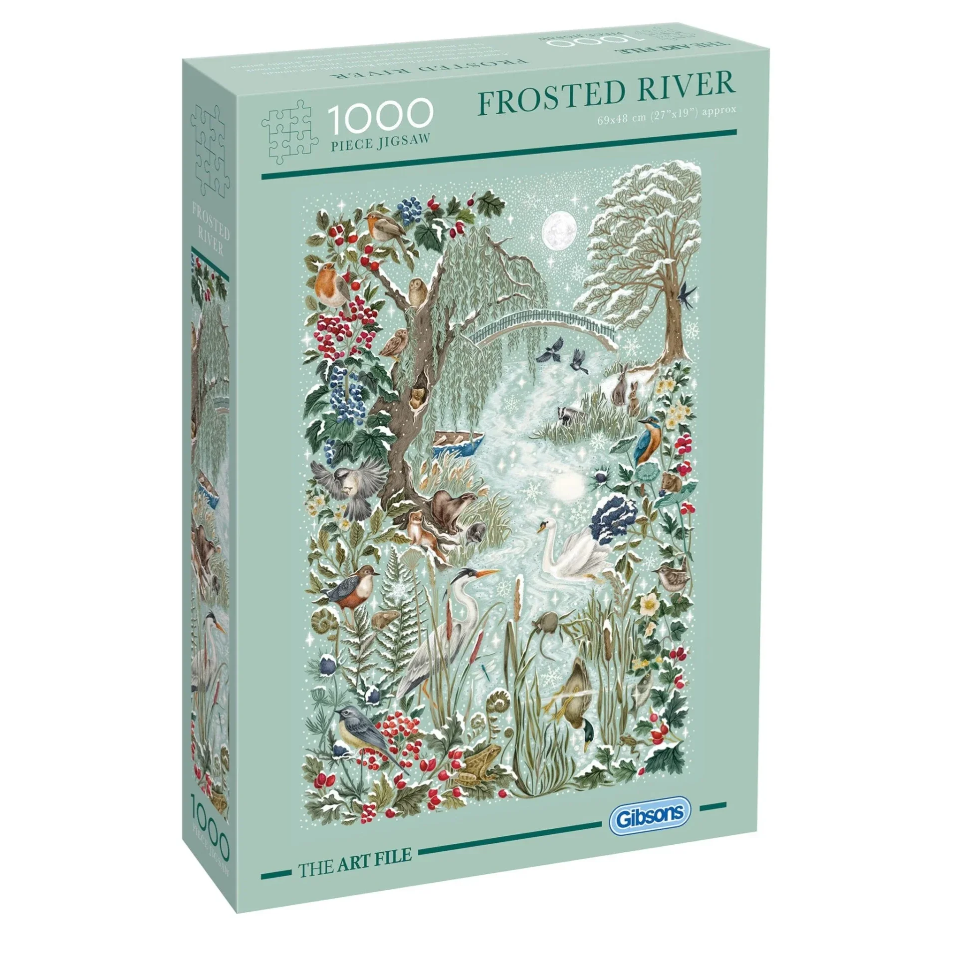 Puzzle | The Art File: Frosted River - 1000 Teile