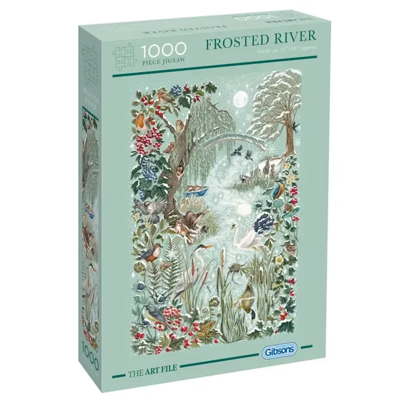 Puzzle | The Art File: Frosted River - 1000 Teile