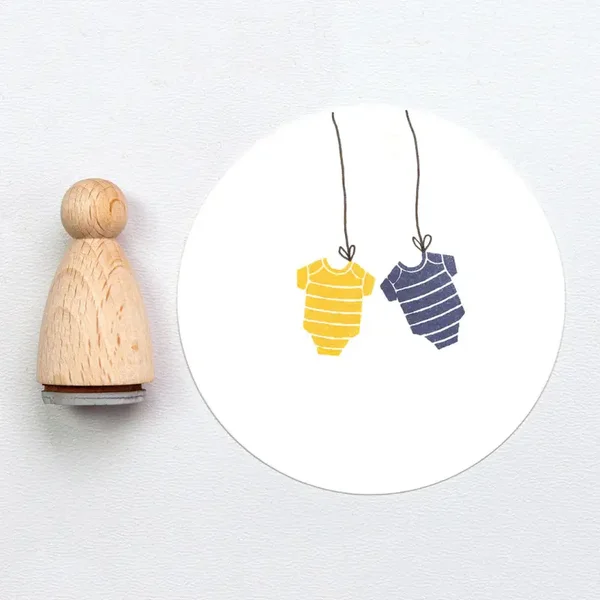 Stempel | Strampler Streifen