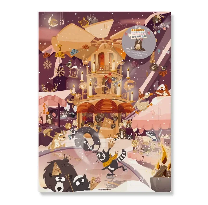 Ministempel-Adventskalender 7 | cats on appletrees