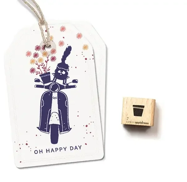Stempel | Ministempel Blumentopf 7