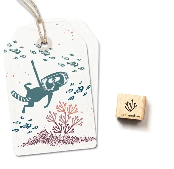 Stempel | Ministempel Koralle 3 klein