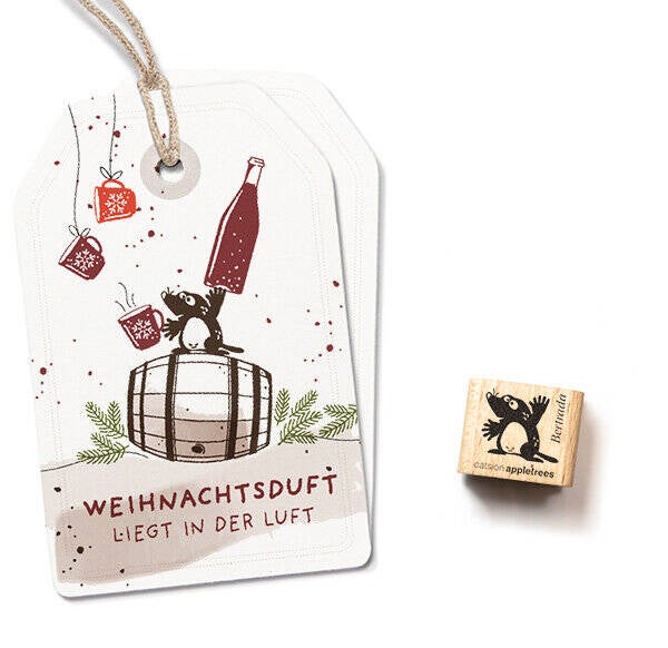Stempel | Ministempel Maulwurf Bertrada