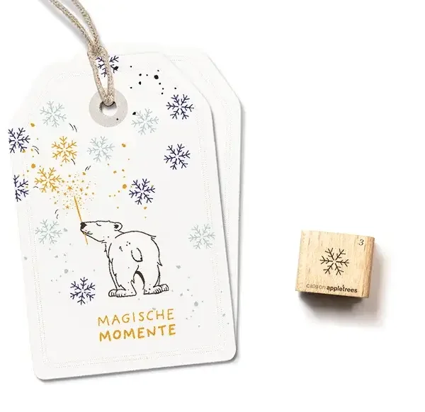 Stempel | Ministempel Schneeflocke 3