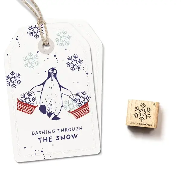 Stempel | Ministempel Schneeflocke 4