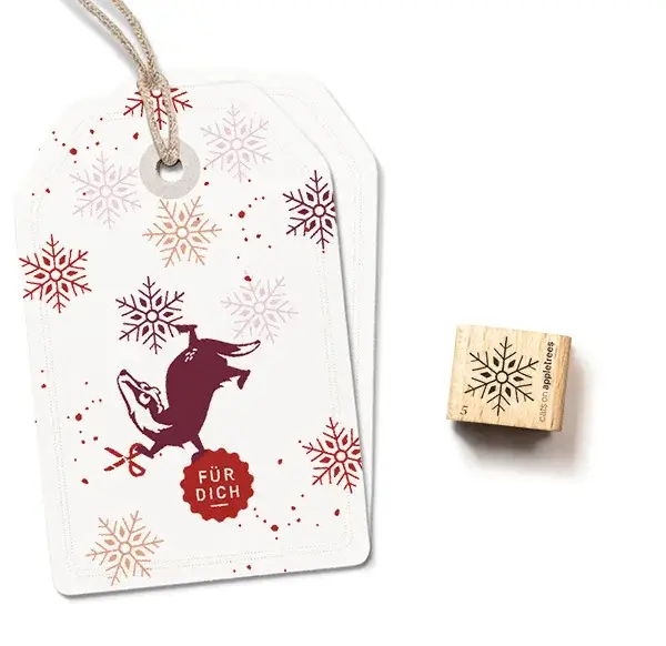 Stempel | Ministempel Schneeflocke 5