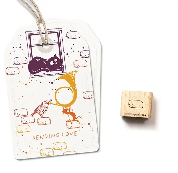 Stempel | Ministempel Stein 3 Mauerstein