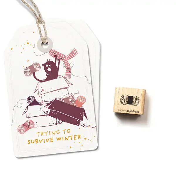 Stempel | Ministempel Wollknäuel 2