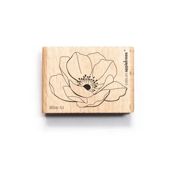 Stempel | Blüte 53 Herbst Anemone Outline