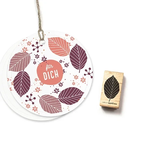 Stempel | Buchenblatt 1 - mittel