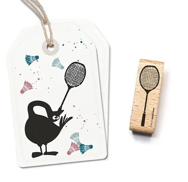 Stempel | Federball-Schläger