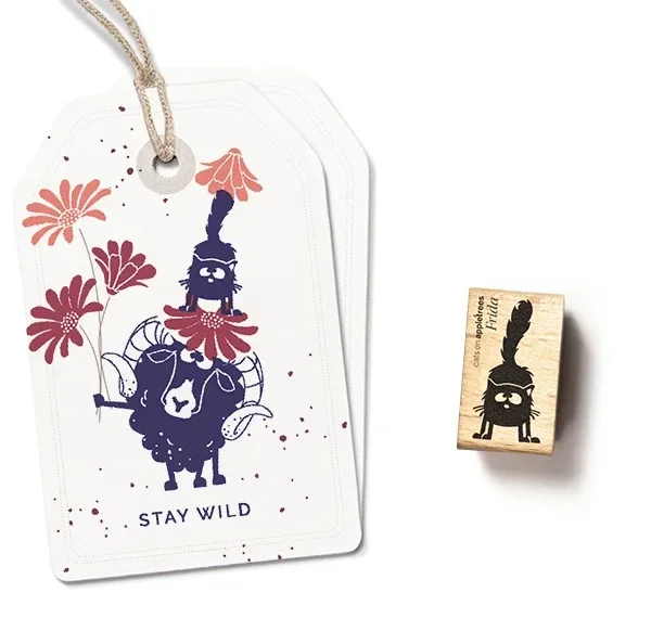 Stempel | Katze Frida fontal