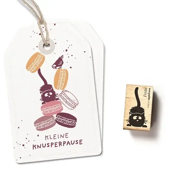 Stempel | Katze Frida geduckt