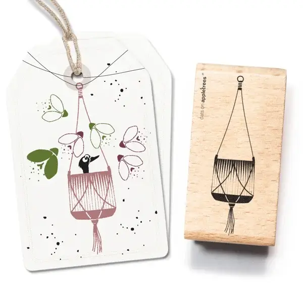 Stempel | Makramee Blumenampel