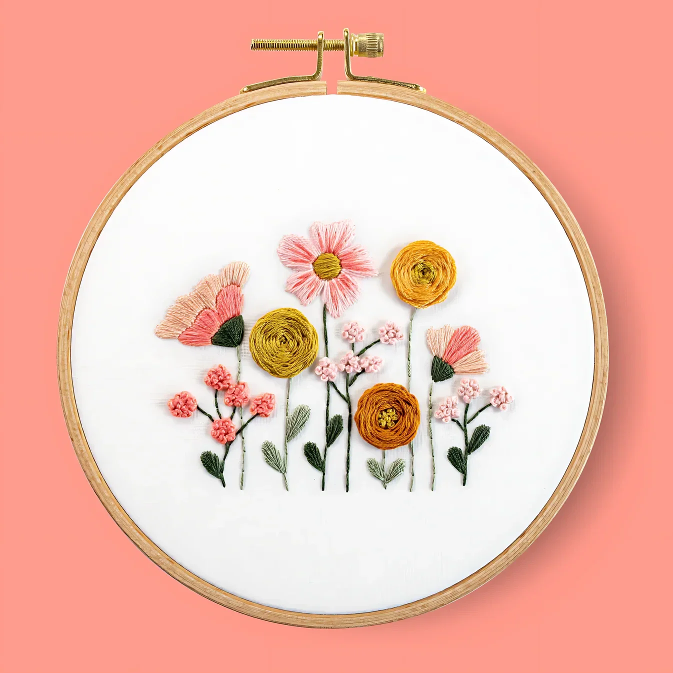 Stickset | sonnige Wiesenlandschaft