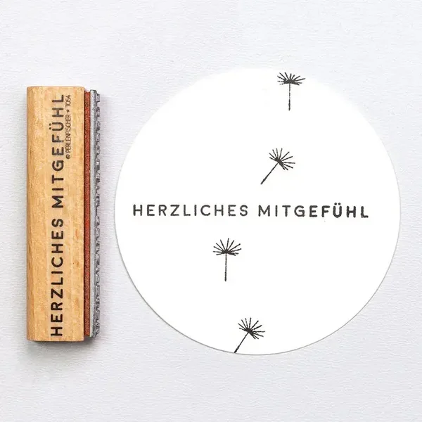 Stempel | Herzliches Mitgefühl