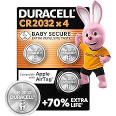 🔥 Duracell CR2032 4-pak 🔋 Popularne baterie litowe do AirTag i innych urządzeń
