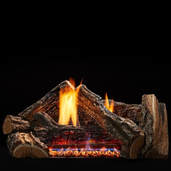 24" Monessen Dynamo Ventless Log Set with Millivolt On/Off Remote