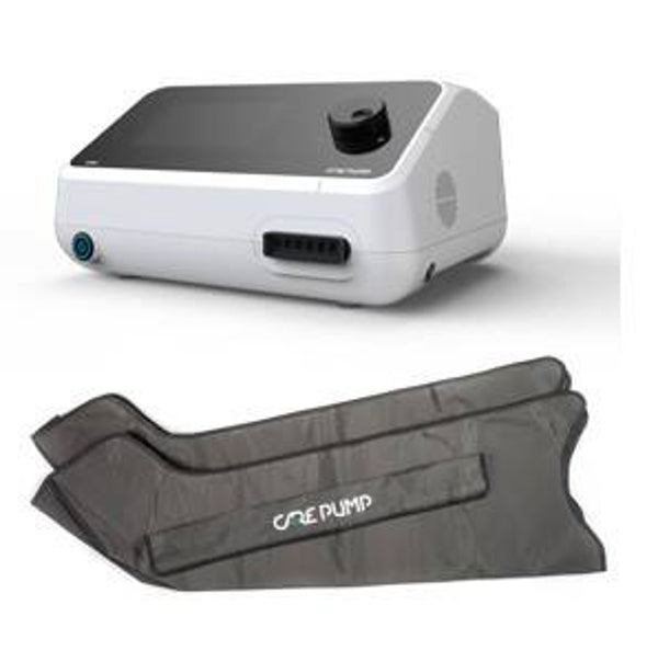 CarePump Lite4 lymfedrainage apparaat met beenmanchetten