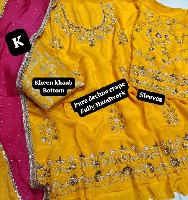 Latest collection by Designer K,  fully handwork ,party wear