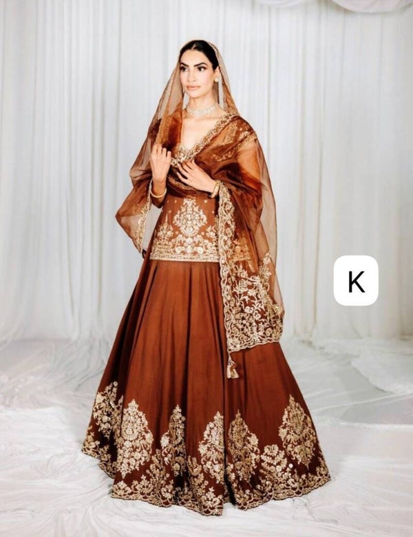 Unstitched 3 piece wedding guest, Bridal out fit, brides maid choose