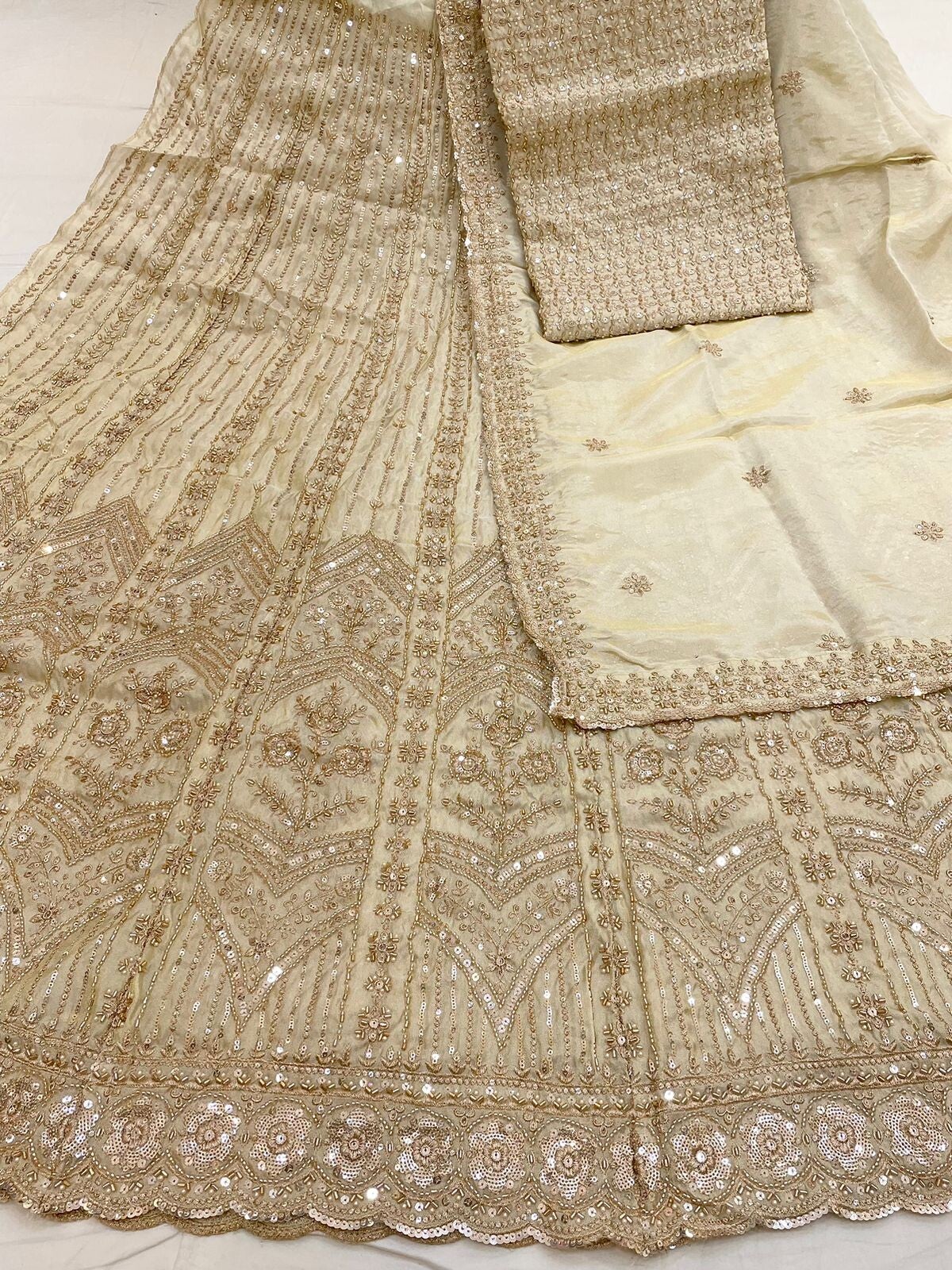 SO BEAUTIFUL CUTWORK EMBROIDERD FABRIC ONLY