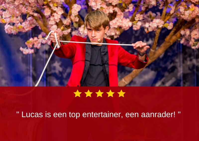 Goochelaar Lucas op de Jaarbeurs Utrecht