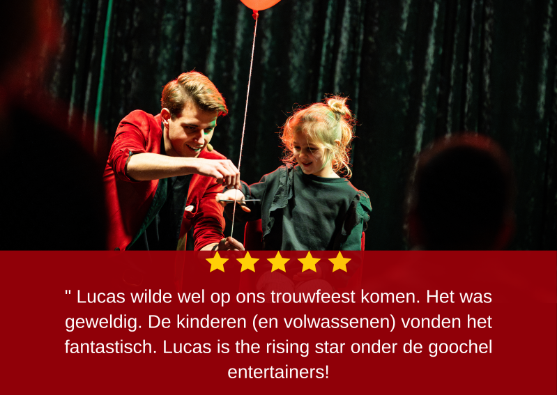 Goochelaar lucas op mega speeldag in Norg