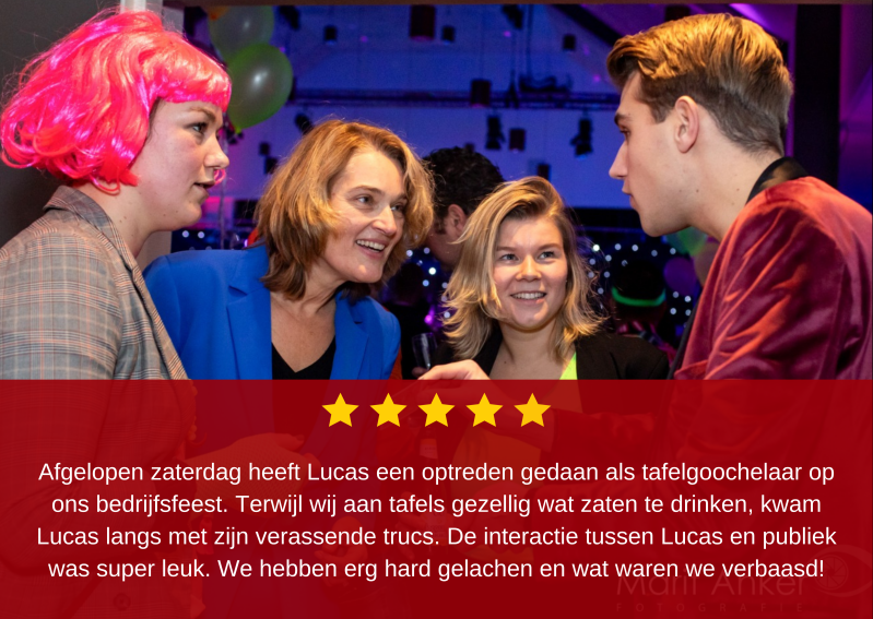 Tafelgoochelaar boeken in Emmen