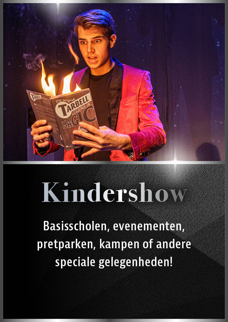 Goochelaar kindershow in Friesland