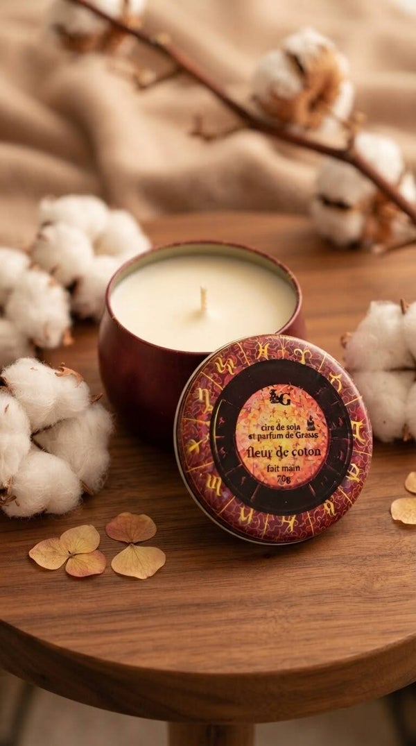 Bougie 70g fleur de coton