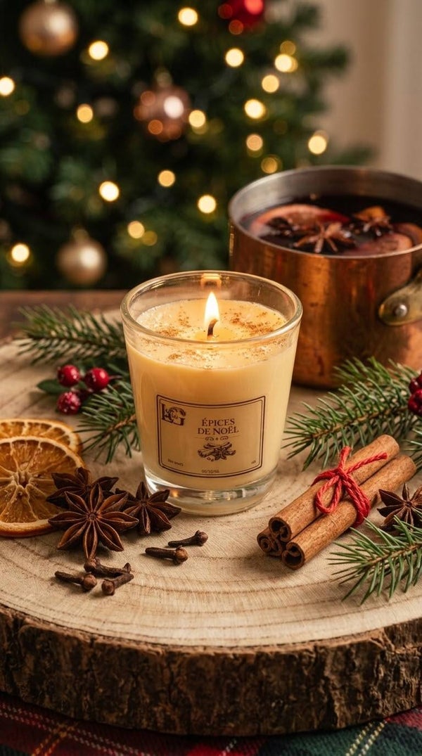 Bougie 70g épices de Noël