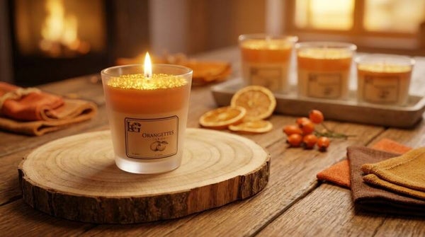 Bougie 70g orangettes