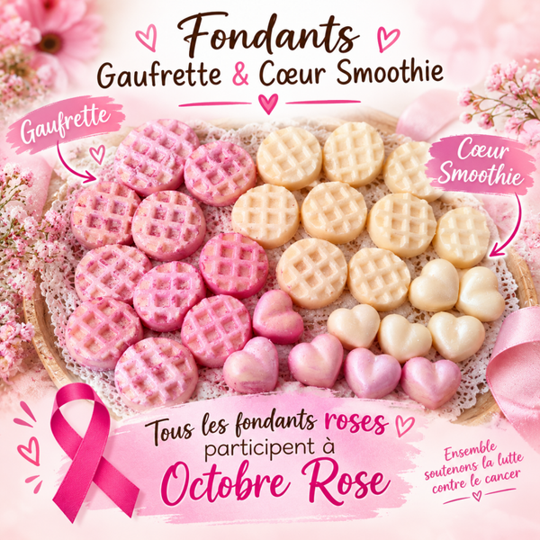 Fondants coeur ou gaufrette smoothie