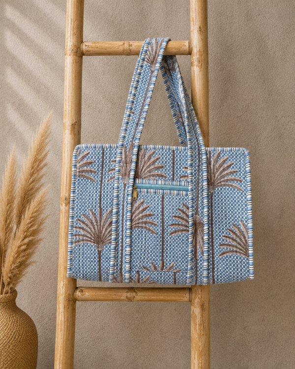 Shopper Medium – Ocean Palm