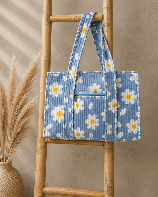 Shopper Medium – Daisy Blue