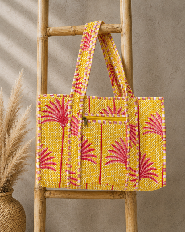 Shopper Medium – Sunset Palm