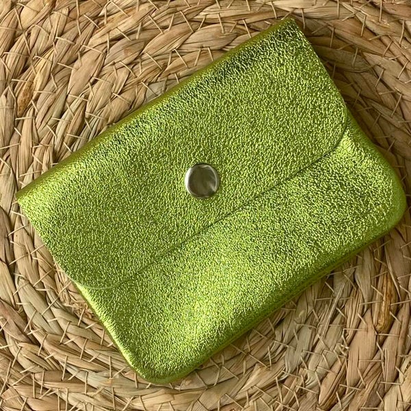 Portemonnee Loulou Neon Groen
