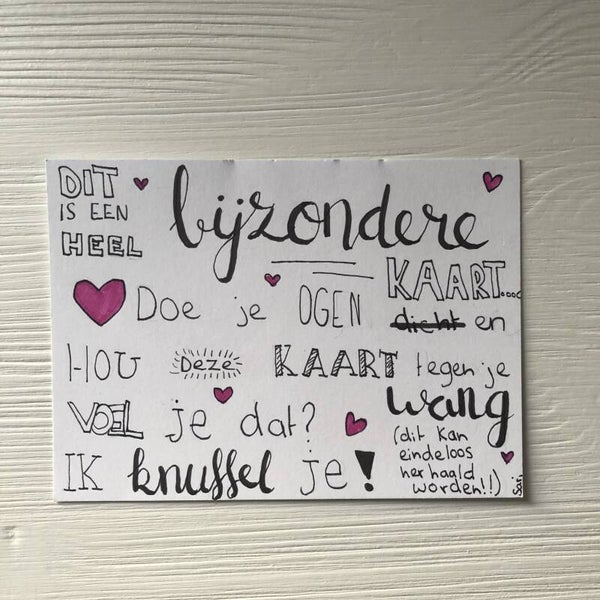 Dit is een hele bijzondere kaart.....