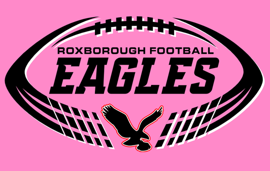 Roxborough Eagles on Pink Hoodie