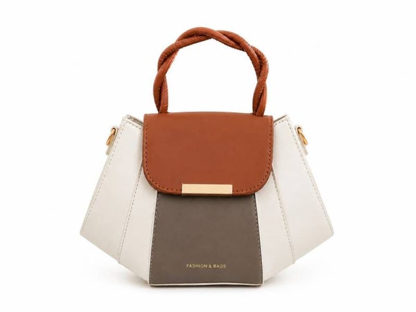 Fashion & Bags Handtas | Wit, Taupe & Cognac