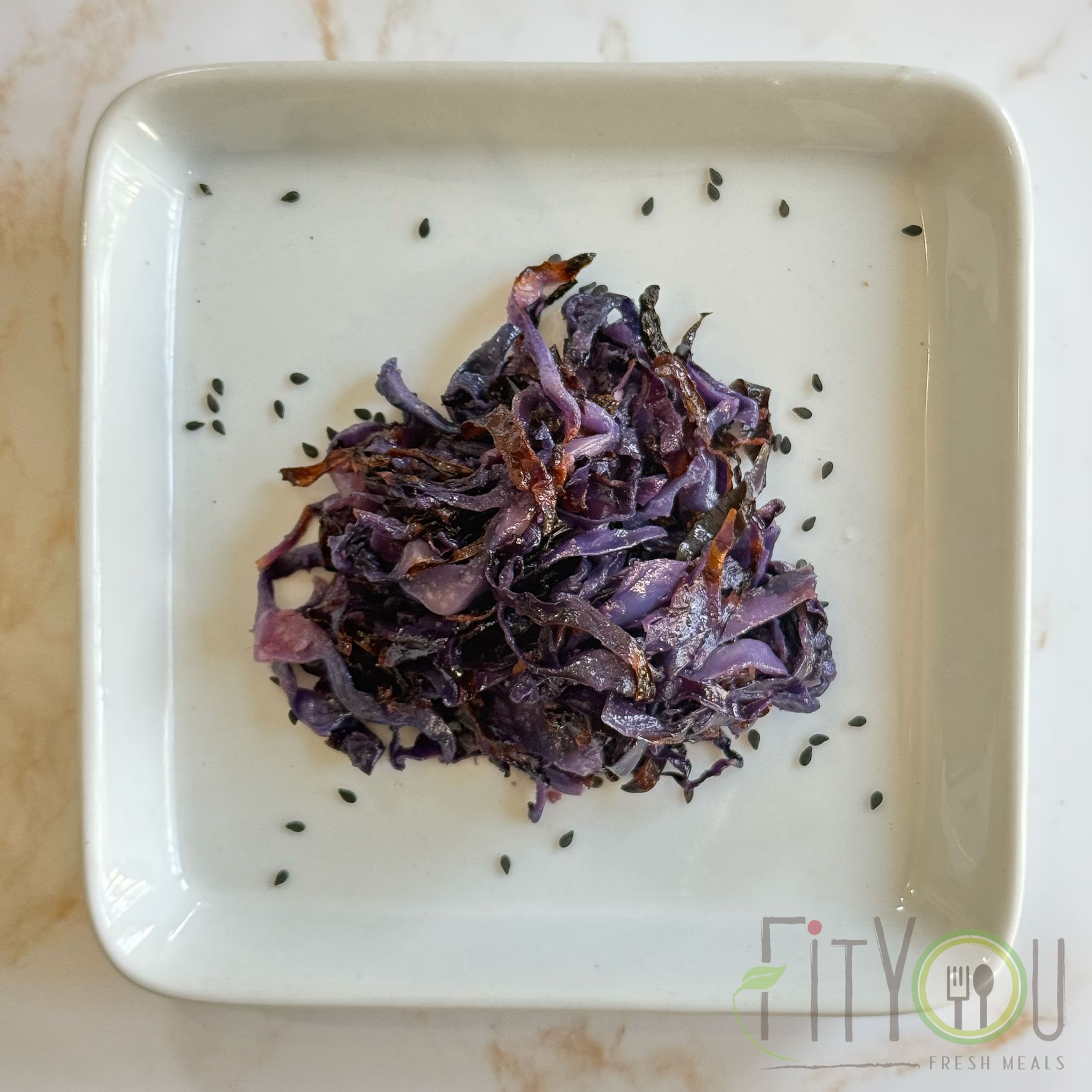 Roasted Purple Cabbage