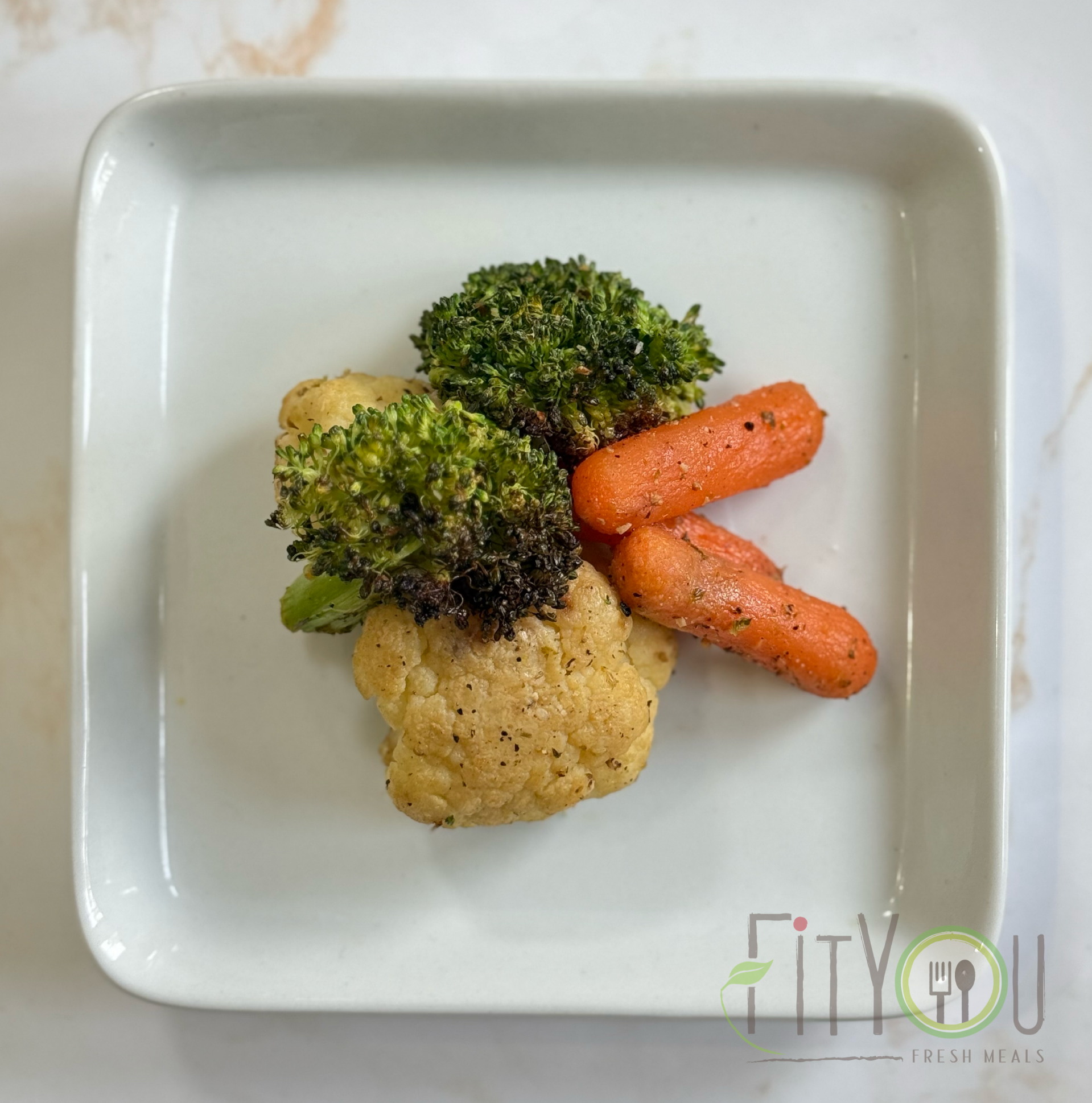 Roasted Cauliflower, Broccoli & Carrots