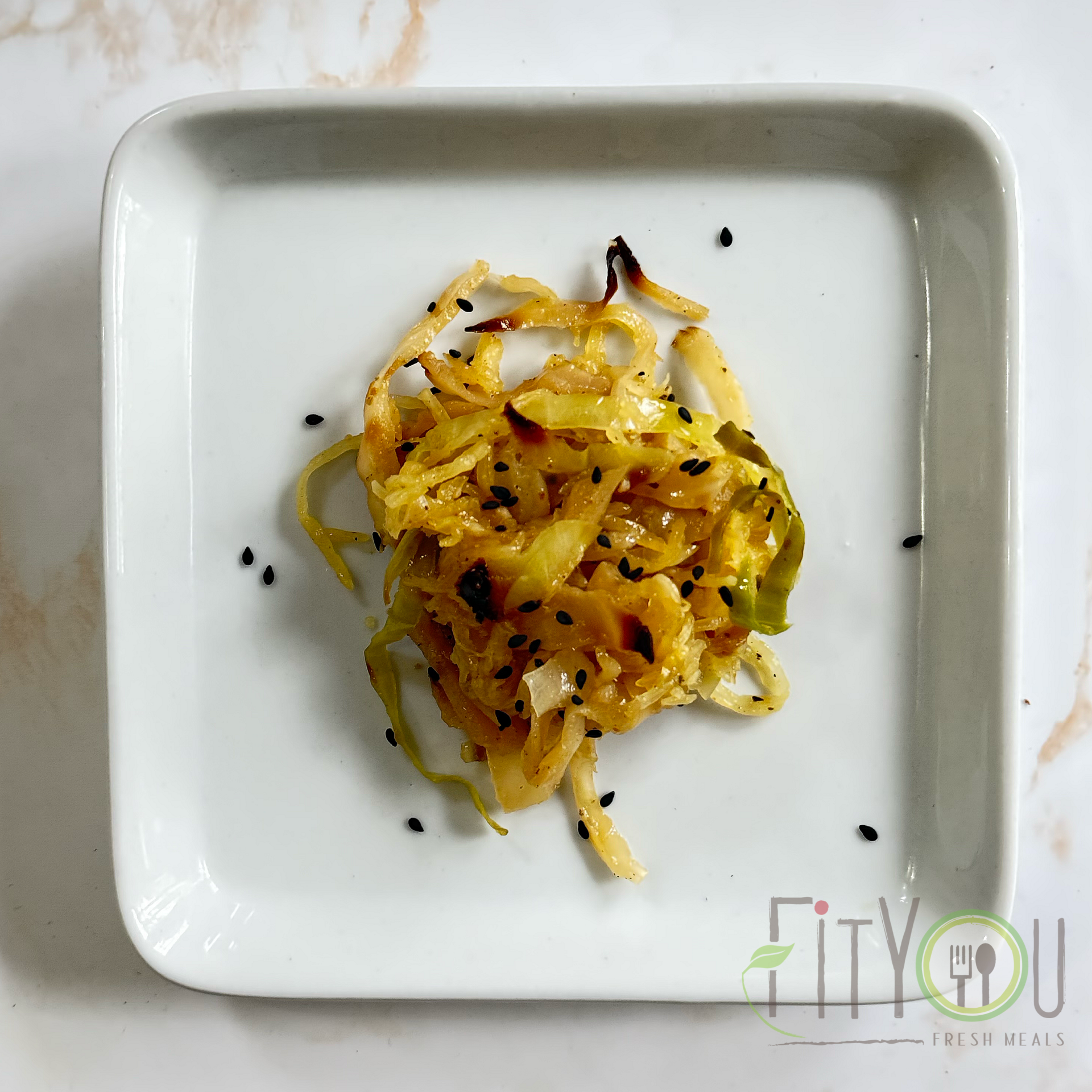 Spaghetti Squash with Cabbage