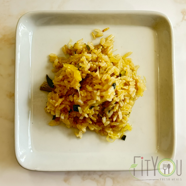 Brown Rice with Spaghetti Squash